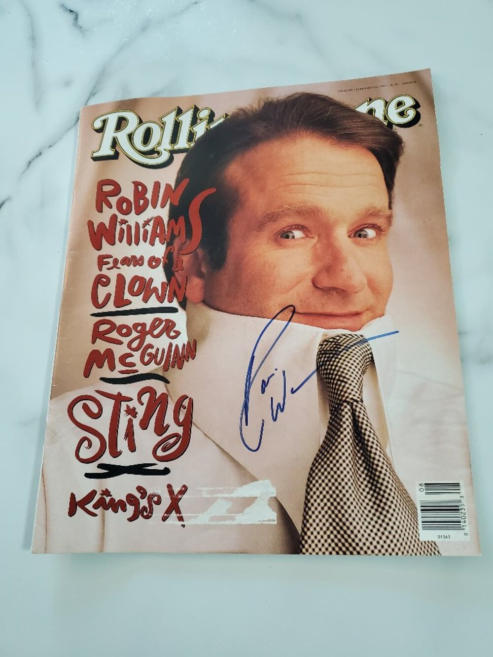 Robin Williams Rolling Stone Magazine Issue 598 February 21 1991